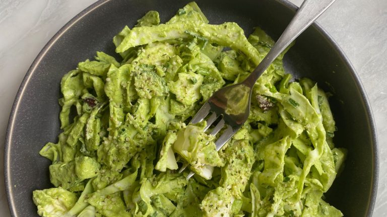 Creamy Green Goddess Crunch Salad | Healthy Spring Salad Recipe